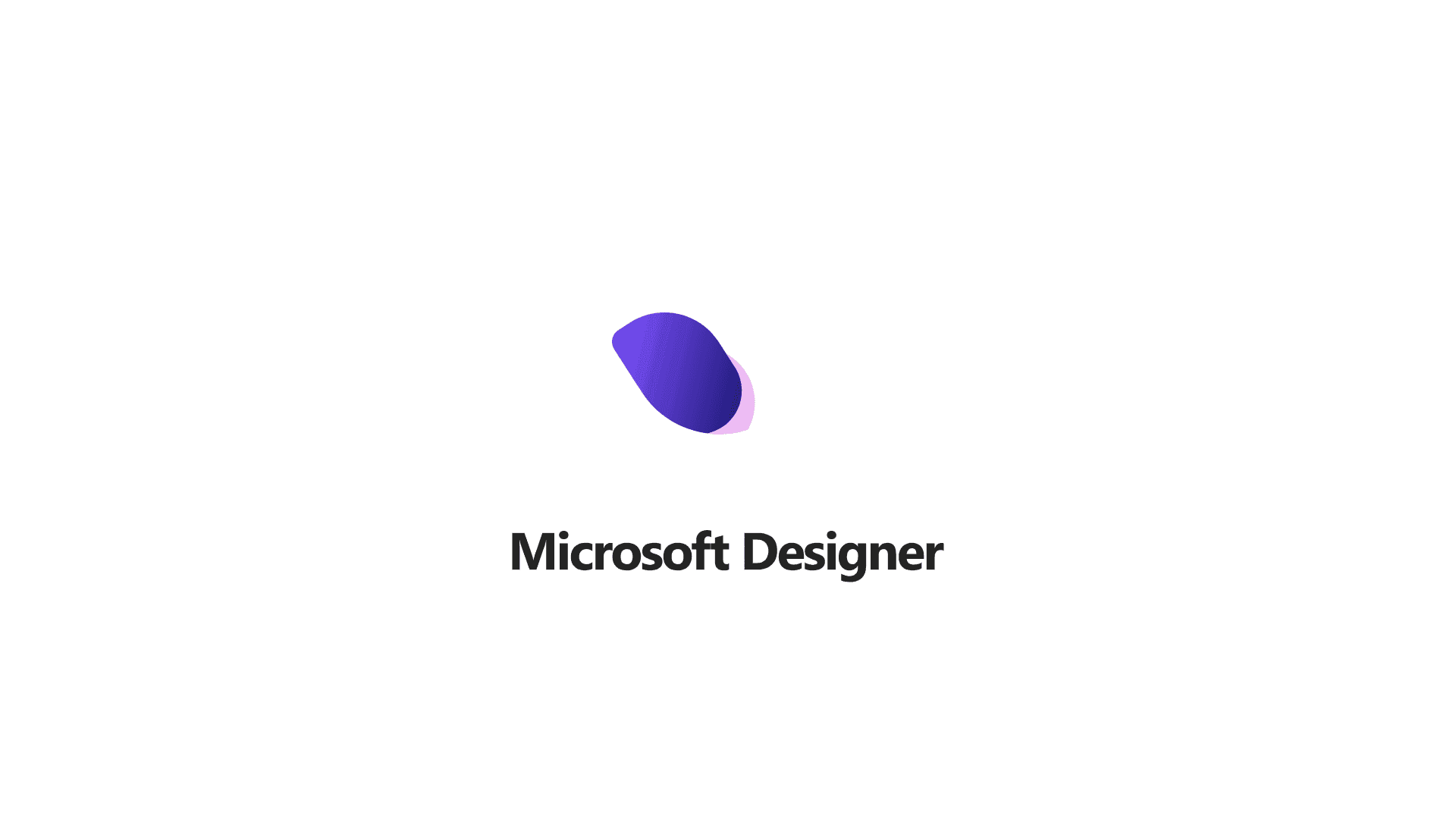 Microsoft Designer — главный экран лендинга