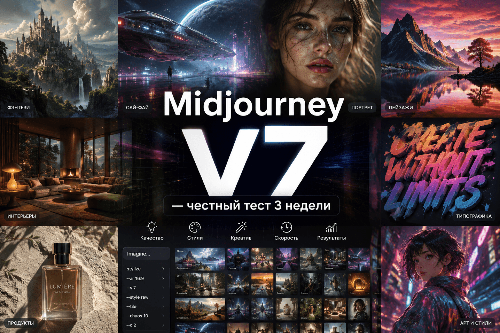 Midjourney v7: честный обзор после 3 недель использования